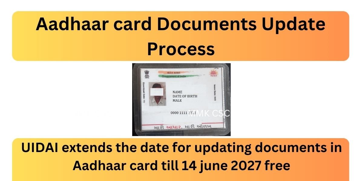Aadhaar card Documents Update Process